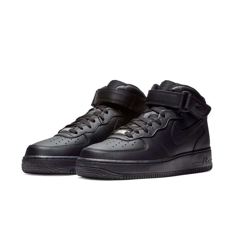 Nike Air Force 1 Mid '07, Negro/Negro, hi-res