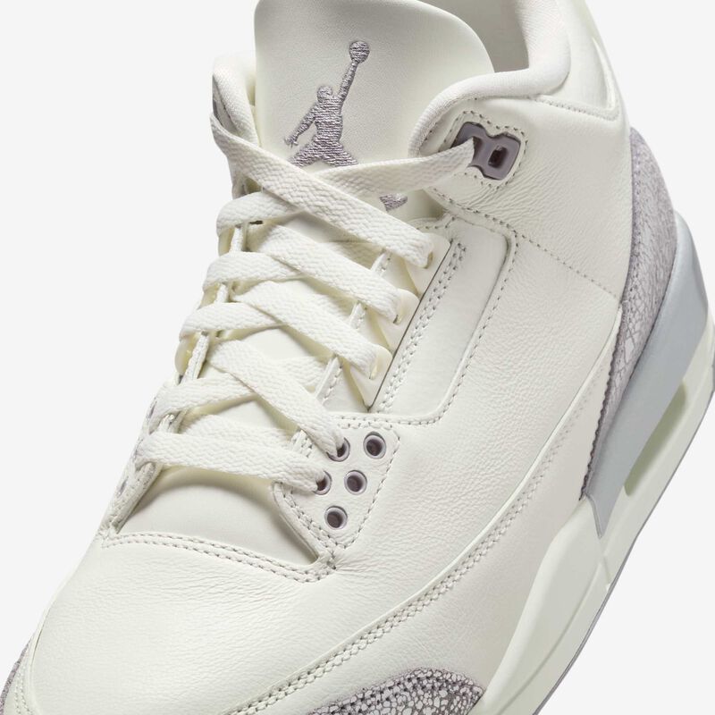 Air Jordan 3 Retro, Vela/Plata Metalizado/Gris Cemento, hi-res
