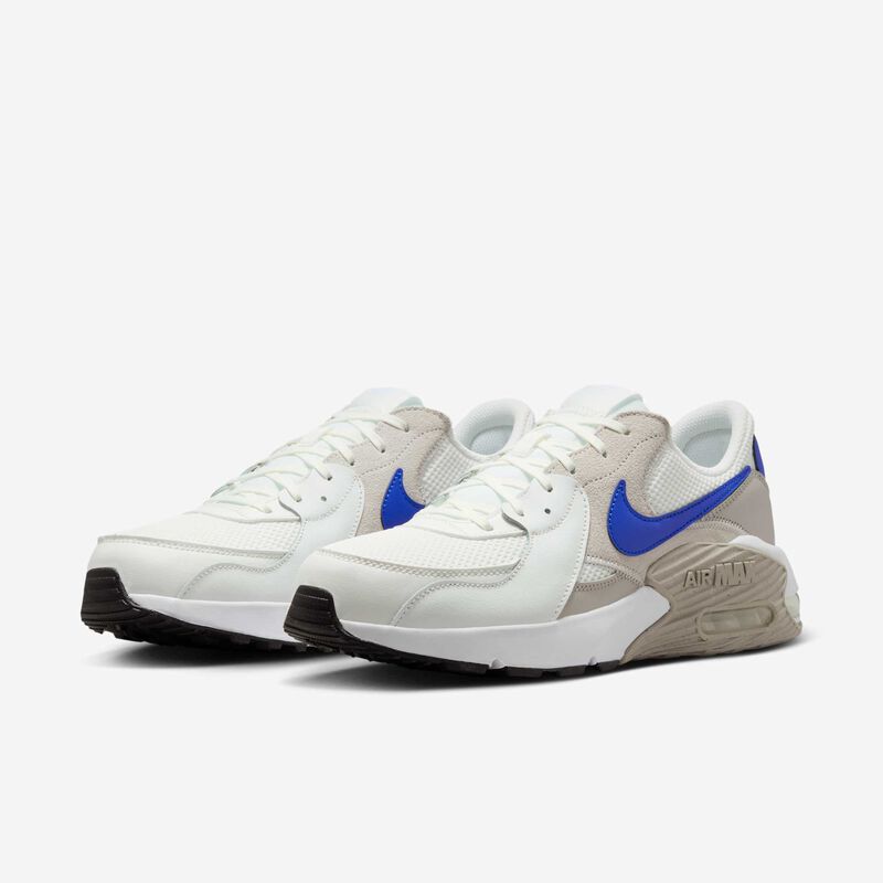 Nike Air Max Excee, Blanco Cumbre/Gris Vasto/Gris Universitario/Azul Carrera, hi-res