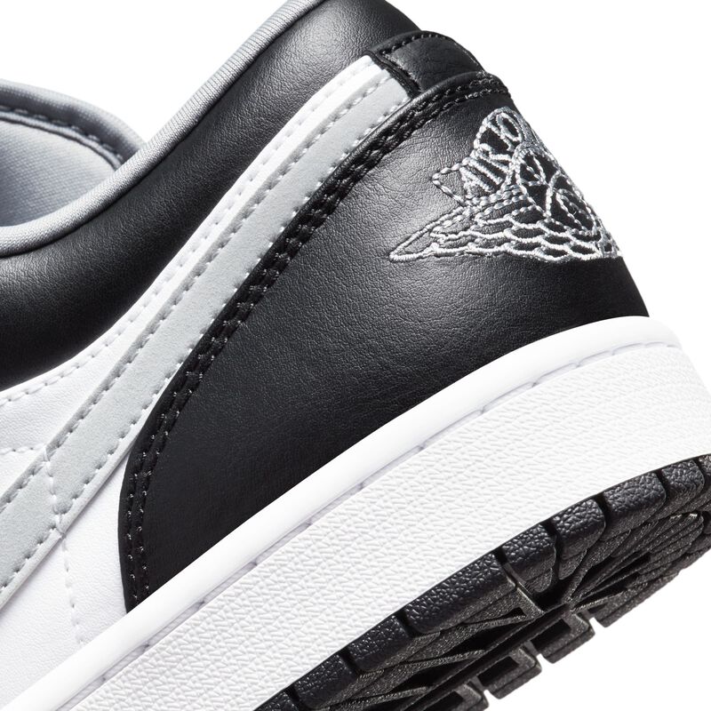 Air Jordan 1 Low, Negro/Blanco/Gris part&iacute;cula, hi-res