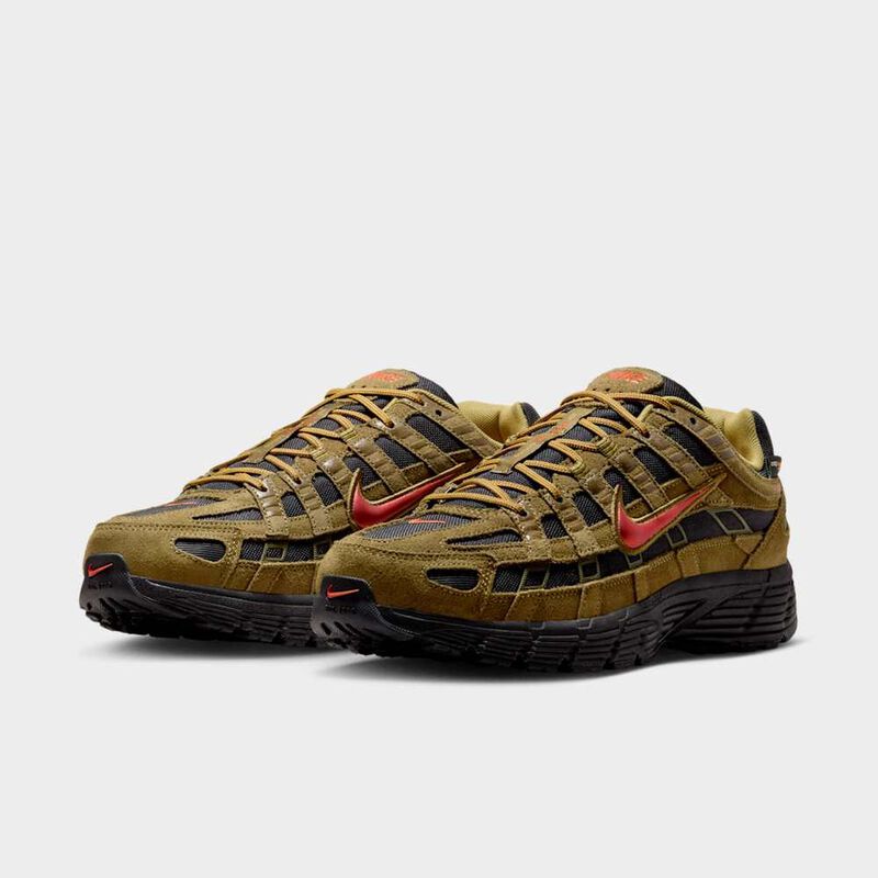 Nike P-6000 Premium, Oliva Flaco/Picante Rojo-Negro-Musgo Cu&aacute;ntico-Pan De Oro-Fauna Marr&oacute;n, hi-res