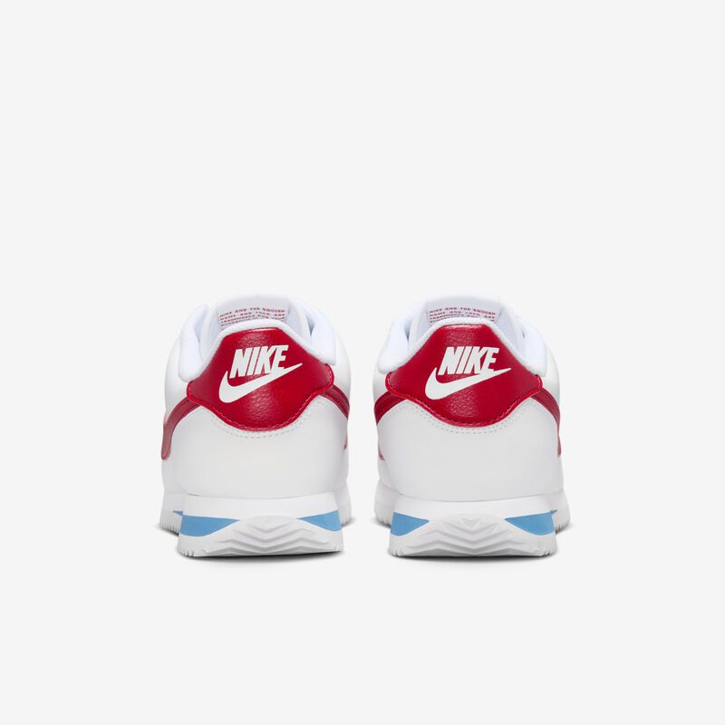 Nike Cortez Leather, Blanco/Rojo Universitario-Azul Universitario, hi-res