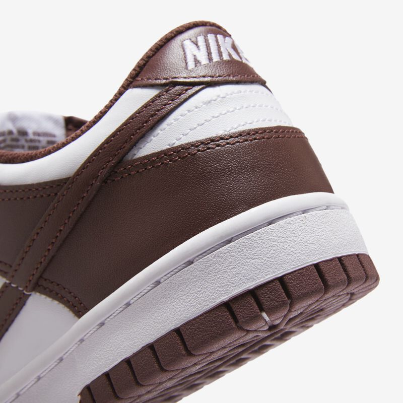 Nike Dunk Low, Blanco/Secoya-Rojo Gimnasio, hi-res