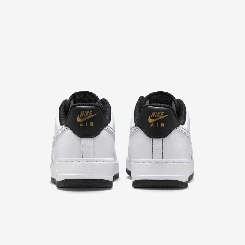 Nike Air Force 1 '07 Mini Jewel, Blanco/Negro-Oro Metalizado, hi-res