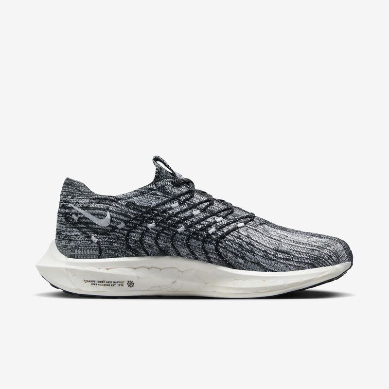 Nike Pegasus Turbo, Negro/Blanco, hi-res