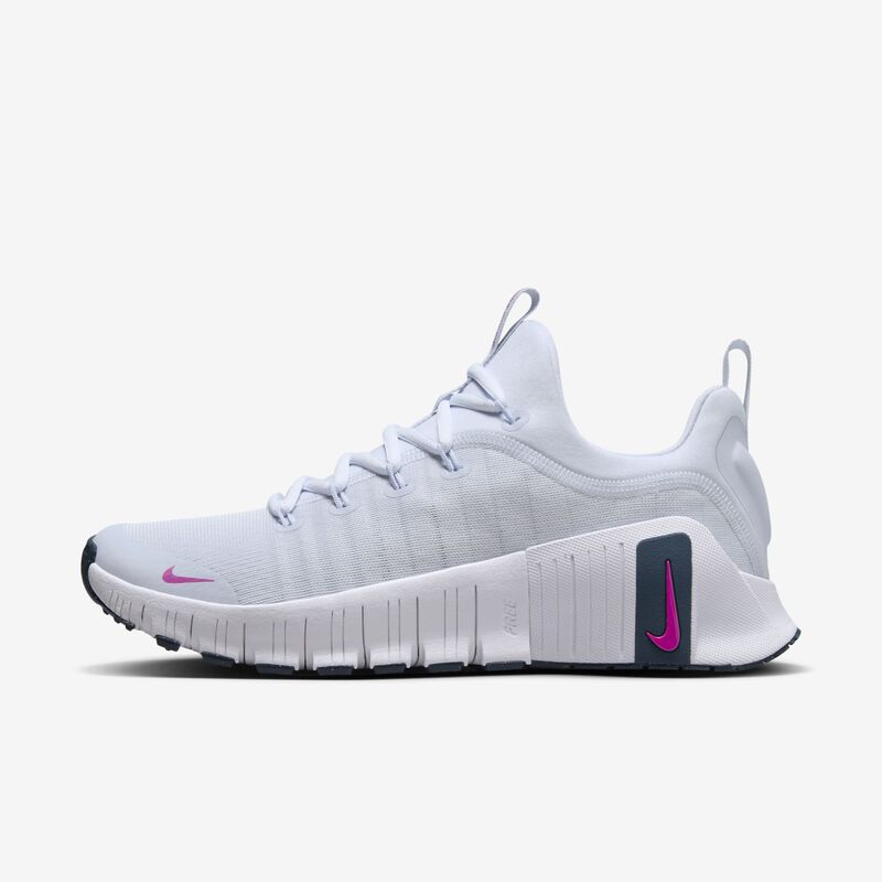 Nike Free Metcon 6, Gris Fútbol/Fucsia Intenso-Azul Marino, hi-res