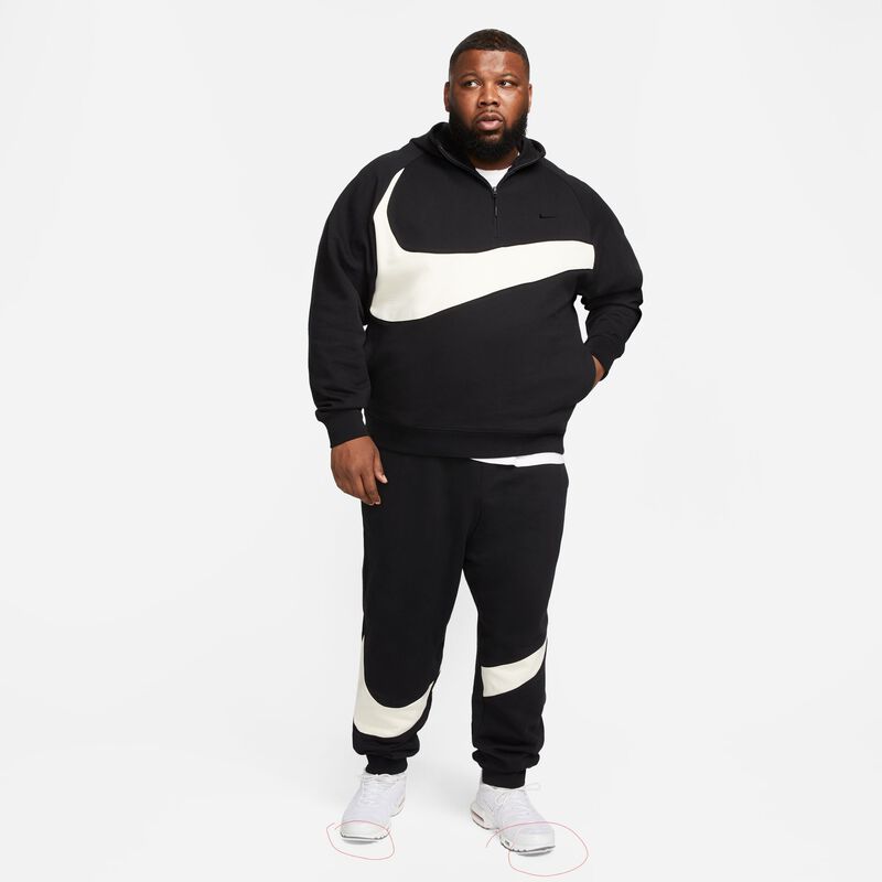 Nike Swoosh, Negro/Leche de Coco/Negro, hi-res