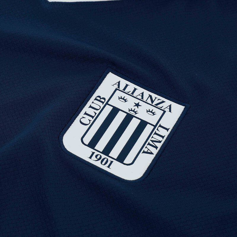 Nike Camiseta Hombre Alianza Lima 2025 Visita, Azul Noche/Blanco/Dorado, hi-res