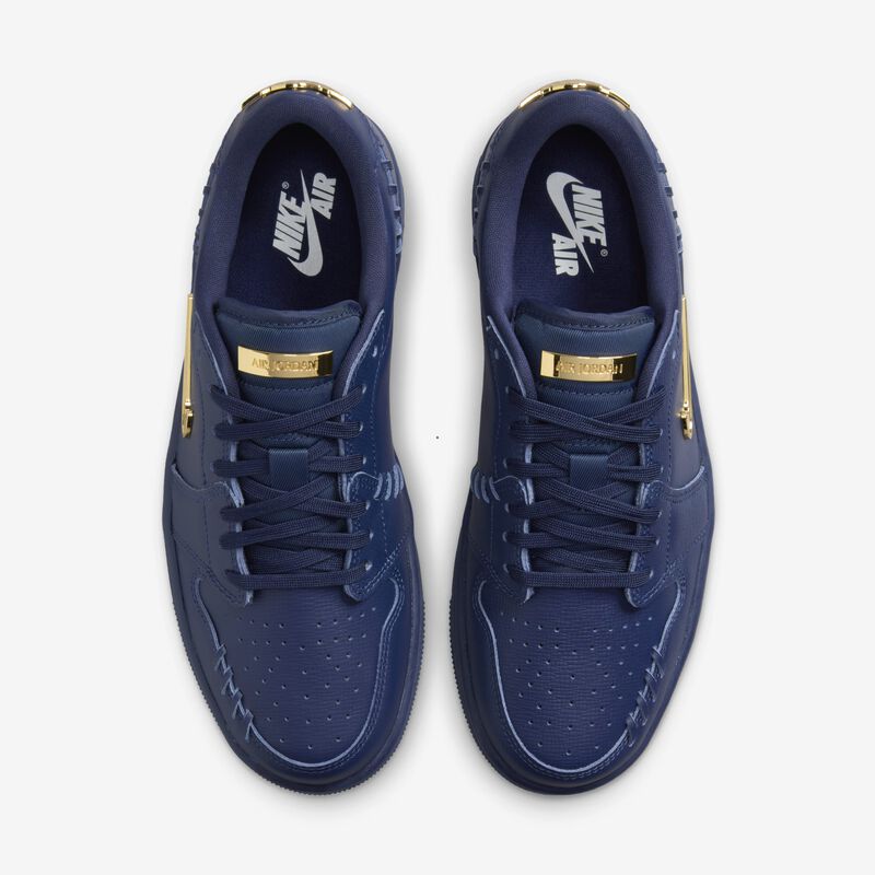 Air Jordan 1 Low Method of Make, Azul Marino Medianoche/Oro Metalizado, hi-res