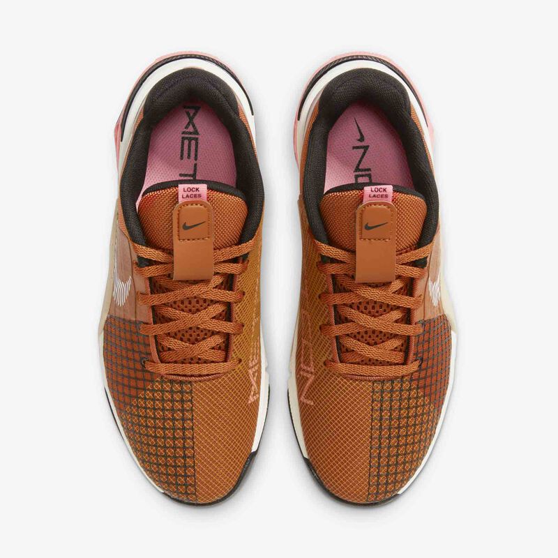 Nike Metcon 8, Rojizo oscuro/Arenales/Vela/Negro, hi-res