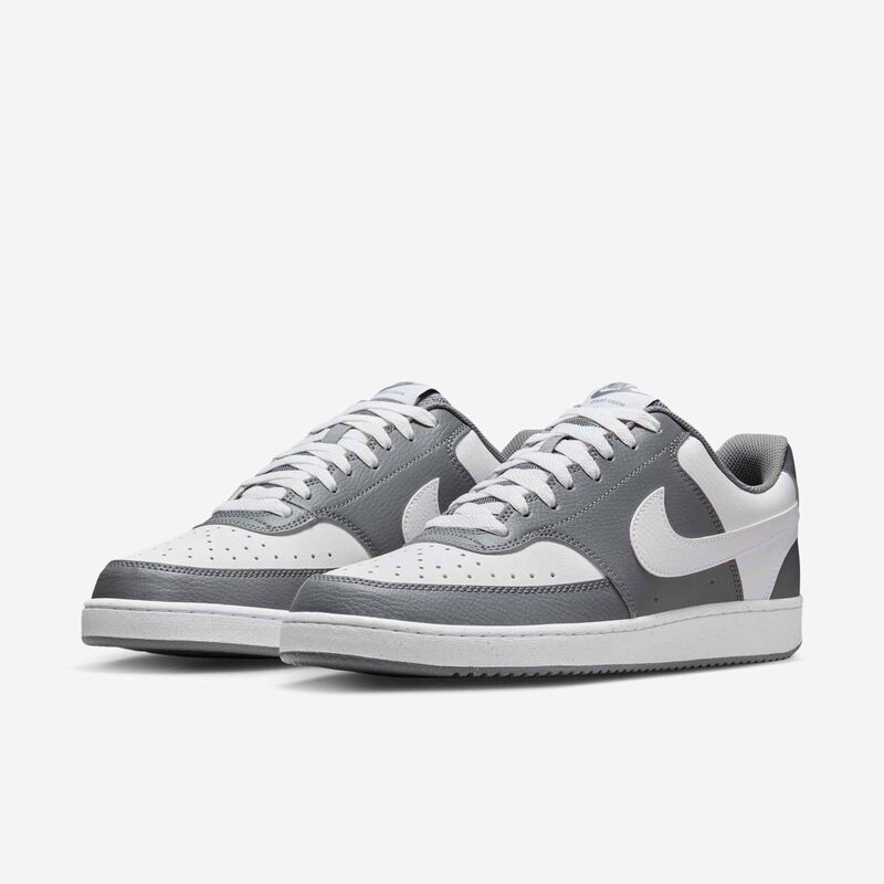 Nike Court Vision Low, Gris frío/Blanco/Blanco, hi-res