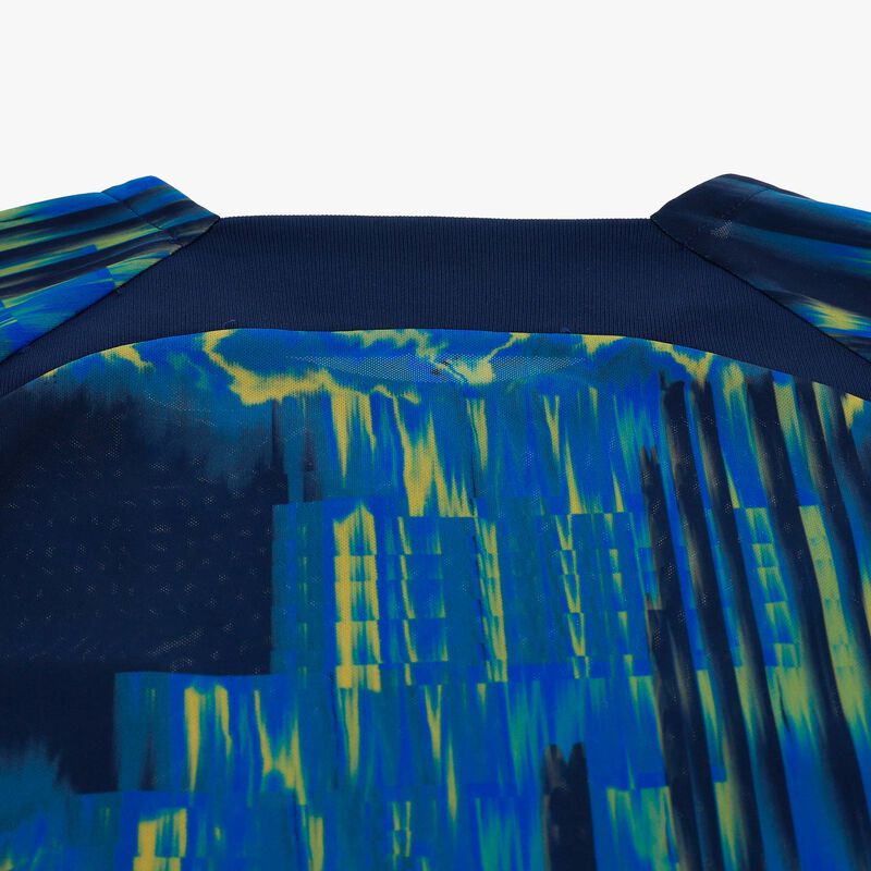 Nike Polo Manga Corta Alianza Lima 2024 para hombre, Azul/Dorado, hi-res