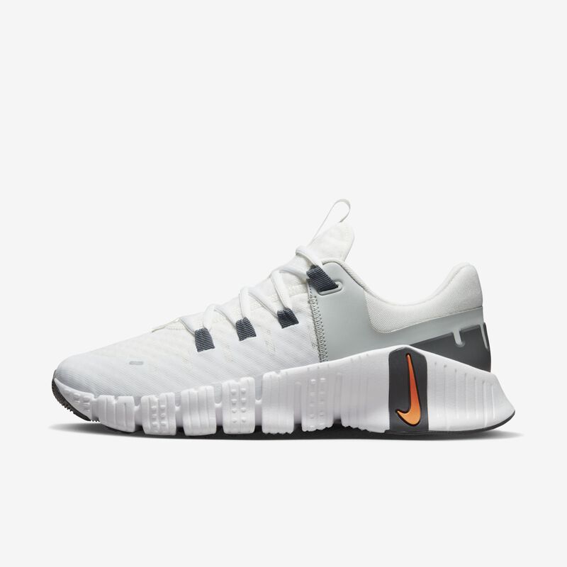 Nike Free Metcon 5, Blanco Cumbre/ Mandarina Brillante, hi-res