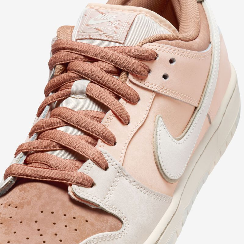 Nike SB Dunk Low Pro Premium, Marrón Ámbar/Tinte Carmesí/Cáñamo/Guayaba Hielo, hi-res