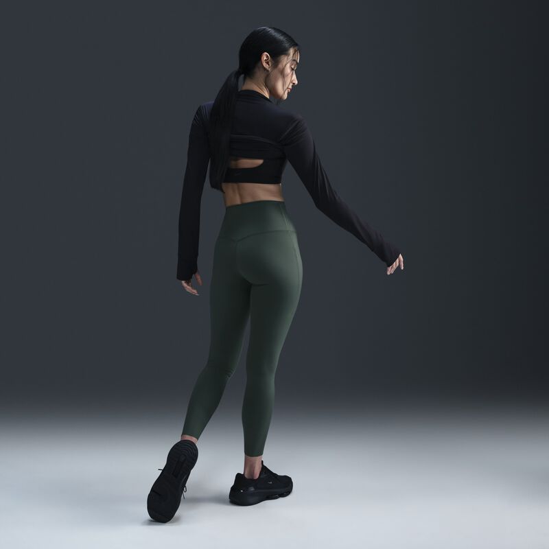 Nike Dri-FIT Go, Verde Vintage/Negro, hi-res