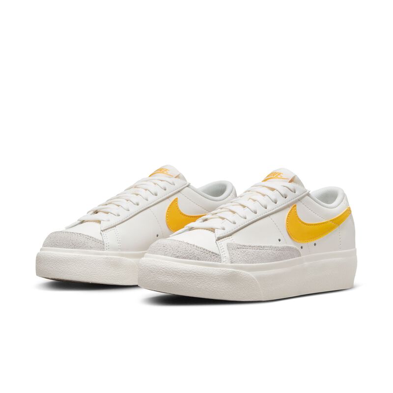 Nike Blazer Low Platform, Vela/Marfil Pálido/Azufre Vivo, hi-res