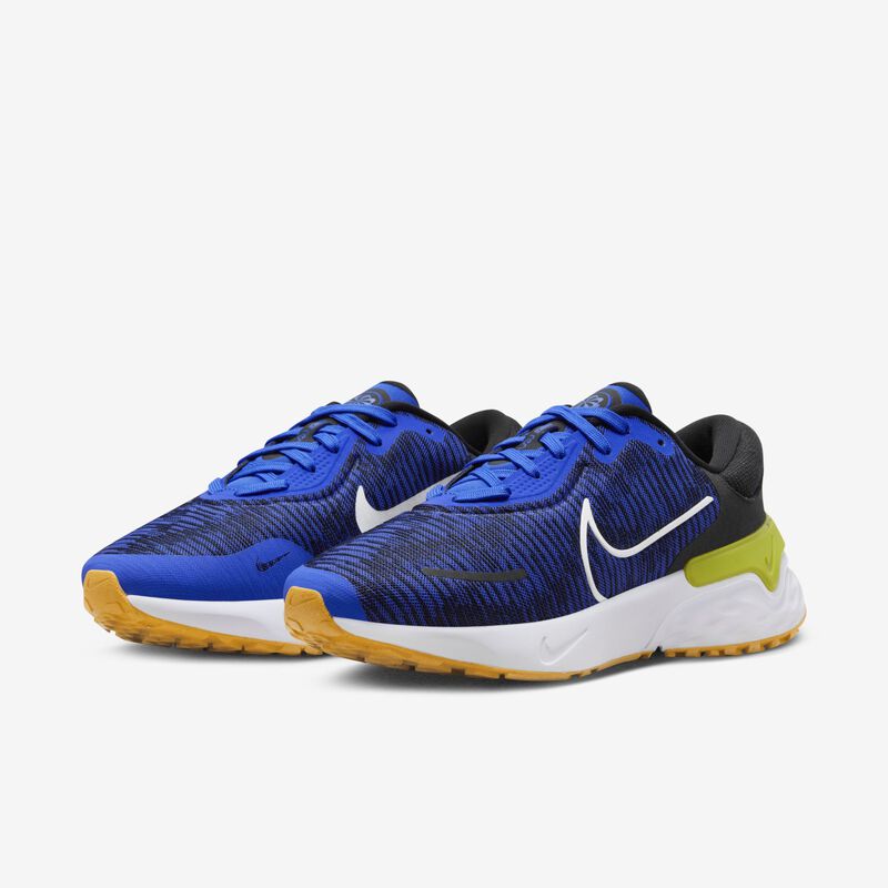 Nike Renew Run 4, Azul carrera/Negro/Alto voltaje/Blanco, hi-res