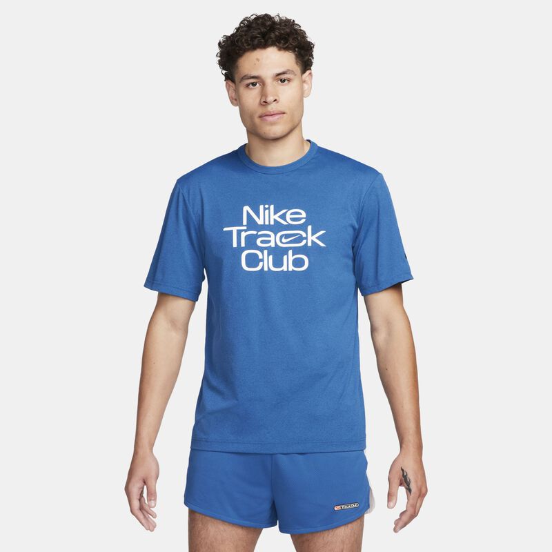 Nike Track Club, Azul Corte/Blanco, hi-res