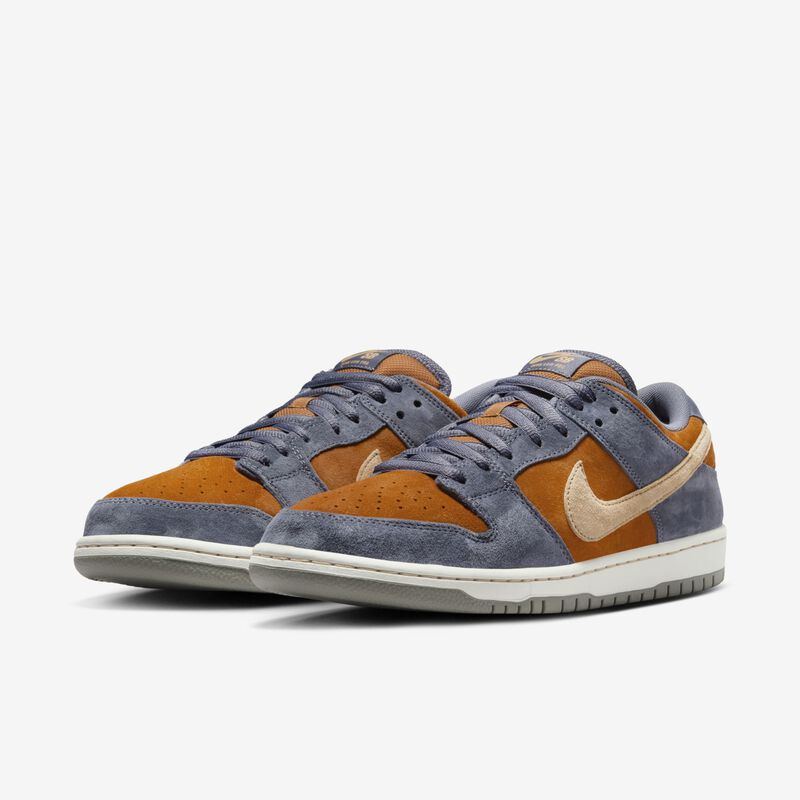 Nike SB Dunk Low Pro, Carbono Claro/Monarca/Blanco Cumbre/Sésamo, hi-res