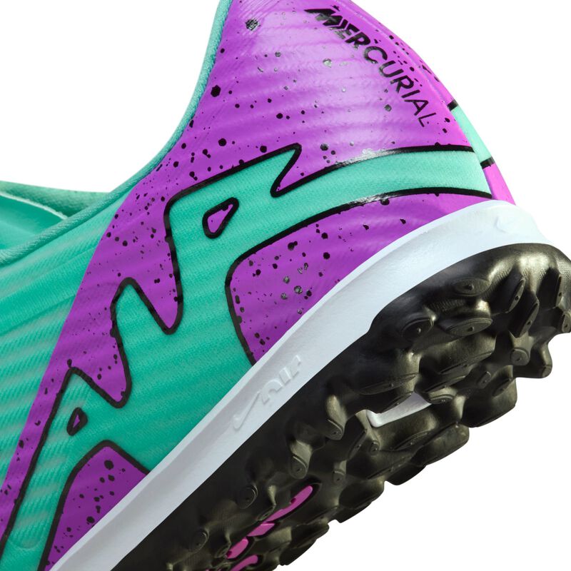 Nike Zoom Mercurial Vapor 15 Academy TF, Hiperturquesa/Negro/Blanco/Sueño fucsia, hi-res