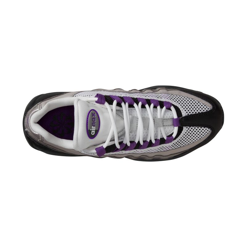 Nike Air Max 95, Negro/Púrpura disco-Gris perla-Negro, hi-res