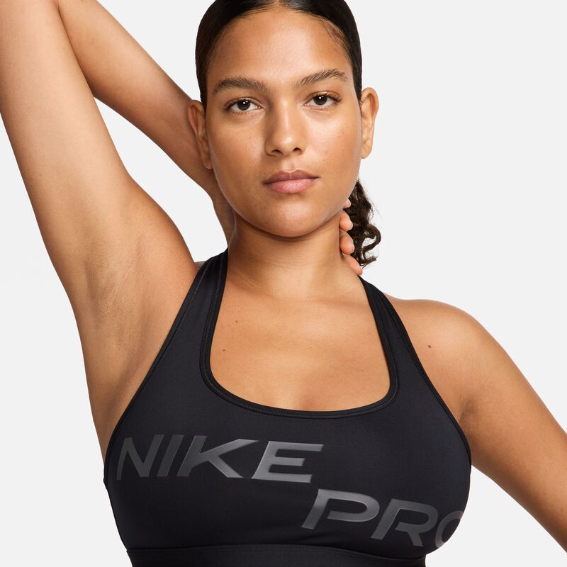 Nike Pro Swoosh Light Support, Blanco/Negro, hi-res