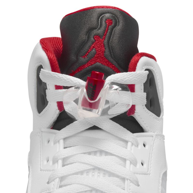 Air Jordan 5 Fire Red "Black Tongue", Blanco/Negro/Rojo fuego, hi-res