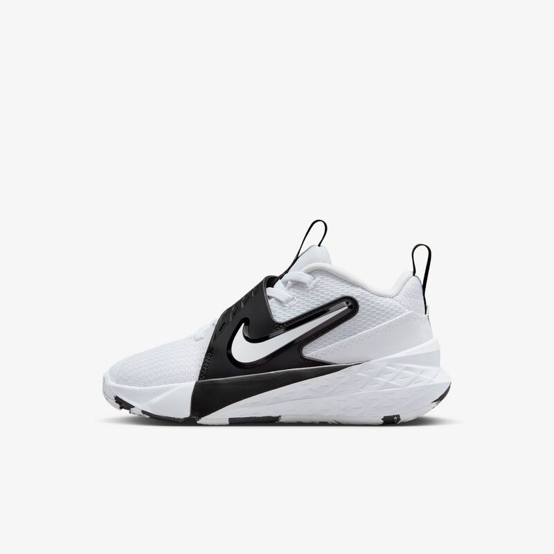 Nike Team Hustle D 12, Blanco/Negro/Blanco, hi-res