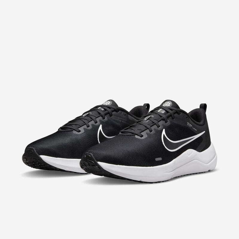 Nike Downshifter 12, Negro/Gris humo oscuro/Platino puro/Blanco, hi-res