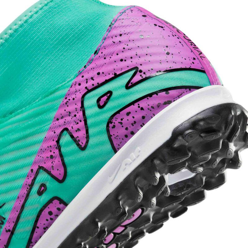 Nike Zoom Mercurial Superfly 9 Academy TF, Hiperturquesa/Sueño fucsia/Blanco/Negro, hi-res