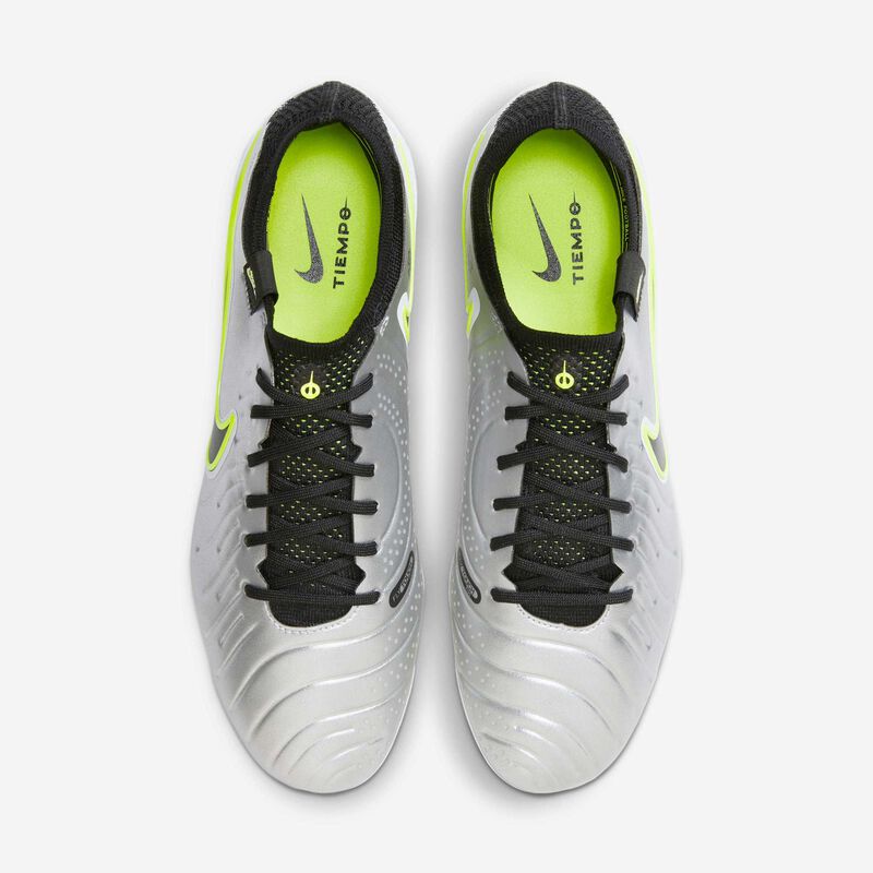Nike Tiempo Legend 10 Elite, Plata Metalizada/Negro-Voltio, hi-res
