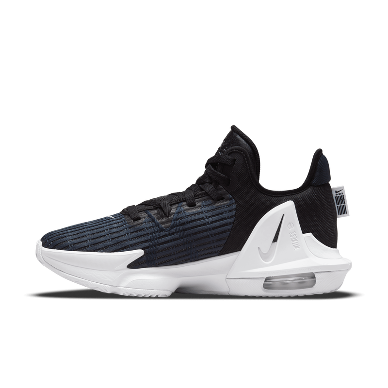 Nike LeBron Witness 6, Negro/Obsidiana oscuro/Blanco, hi-res
