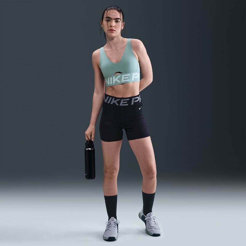 Nike Pro Indy Plunge, Cañón/Hielo de jade/Blanco, hi-res