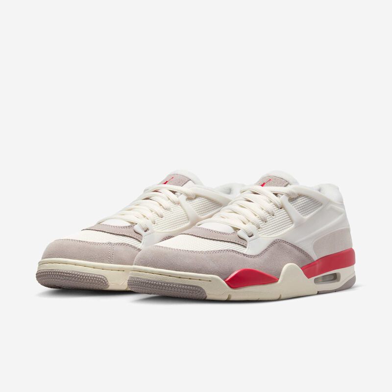 Air Jordan 4 RM, Vela/Fuego Rojo-Gris Universitario-Leche De Coco, hi-res