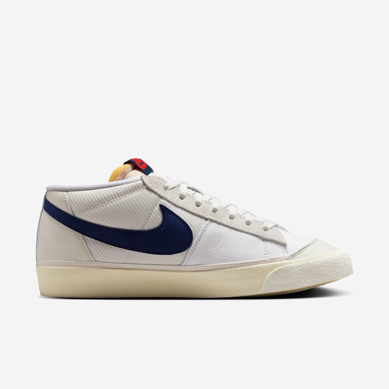 Nike Blazer Low Pro Club, Blanco/Rojo Picante/Fantasma/Azul Marino Medianoche, hi-res
