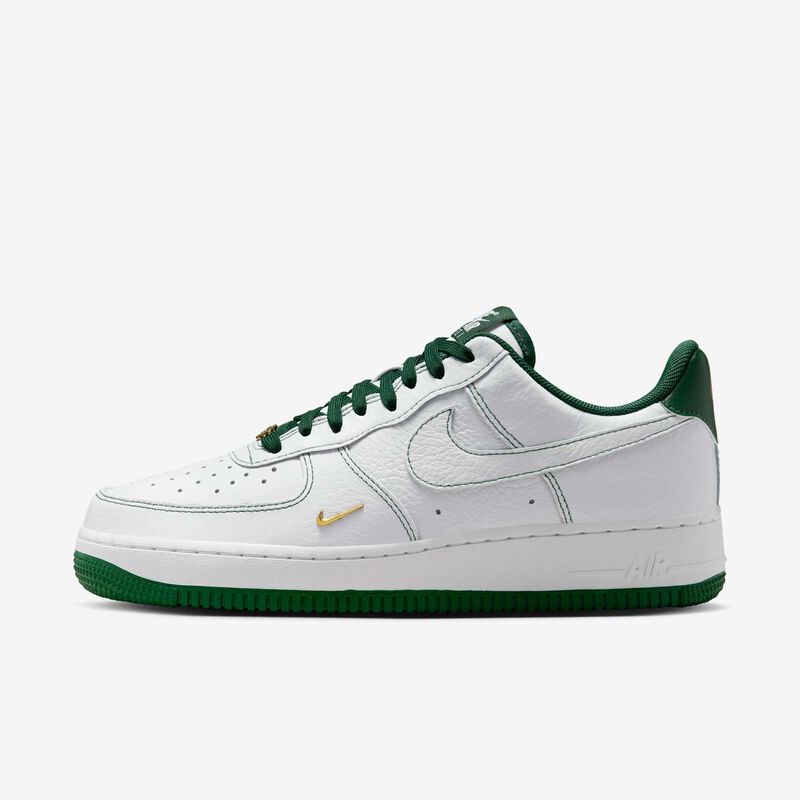 Nike Air Force 1 '07 Mini Jewel, Blanco/Verde Garganta-Oro Metalizado, hi-res