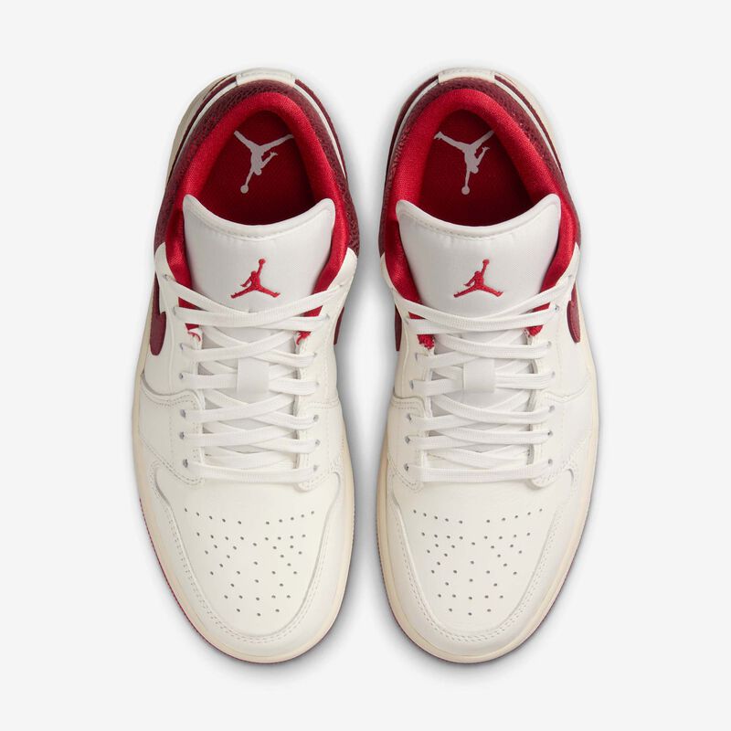 Air Jordan 1 Low SE, Vela/Equipo Rojo/Universitario Rojo, hi-res