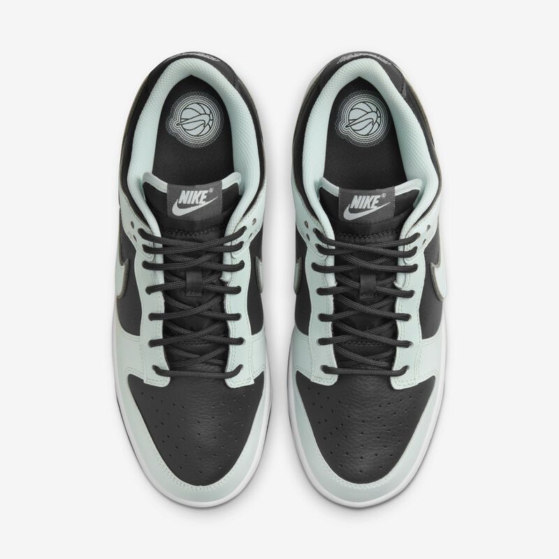 Nike Dunk Low Retro Premium, Gris Ahumado Oscuro/Blanco/Verde Claro, hi-res
