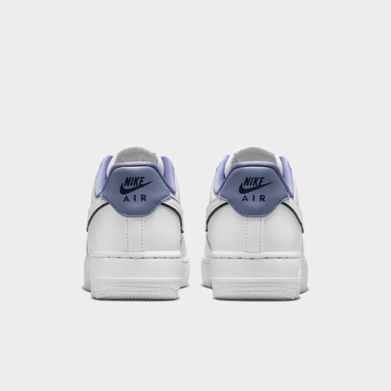 Nike Air Force 1 '07 Essential, Blanco/Medianoche Azul Marino-&Iacute;ndigo Mundial, hi-res