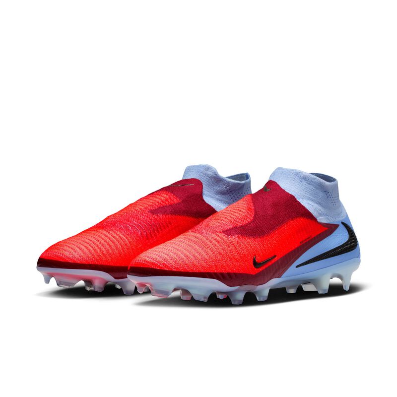 Nike Phantom 6 High Elite, Tinte Real/Negro Carmesí Brillante, hi-res