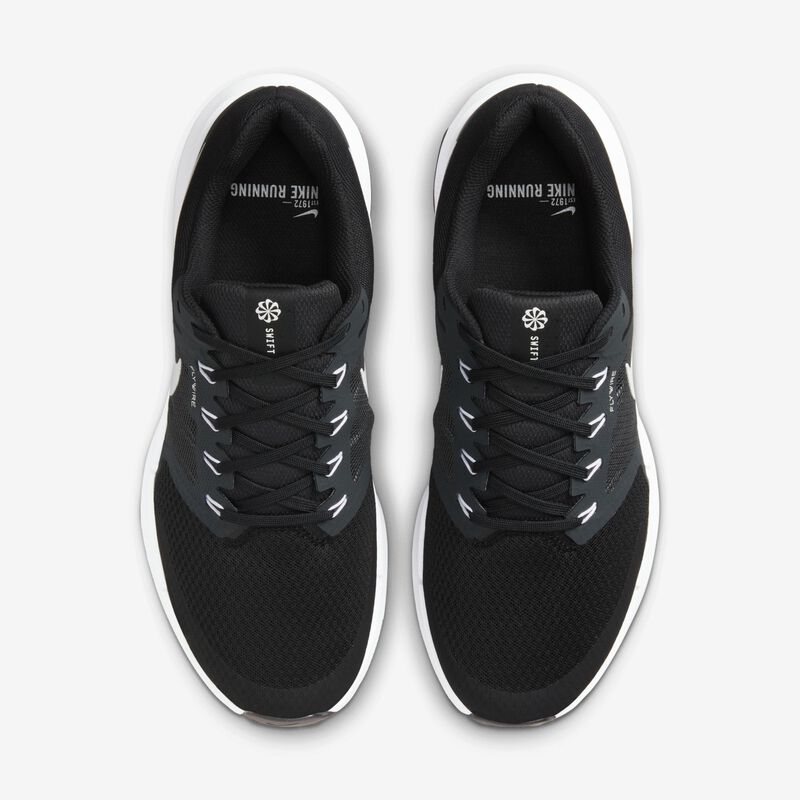 Nike Run Swift 3, Negro/Blanco-DK Gris Humo, hi-res