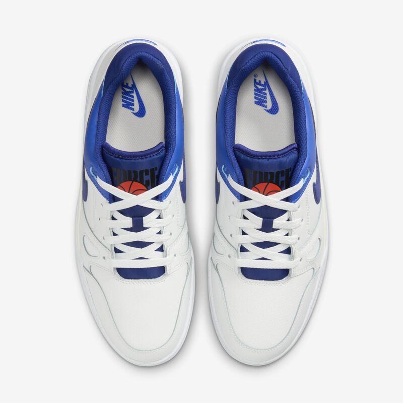 Nike Full Force Low, Blanco Cumbre/Azul Carrera/Blanco Cumbre/Azul Royal Intenso, hi-res