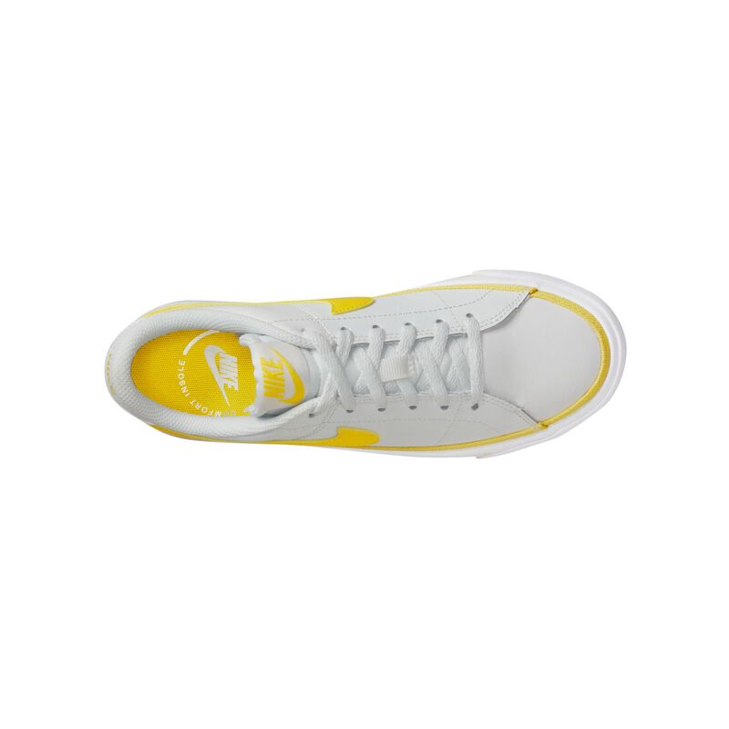Nike Court Legacy, Blanco Cumbre/Blanco/Opti Amarillo, hi-res