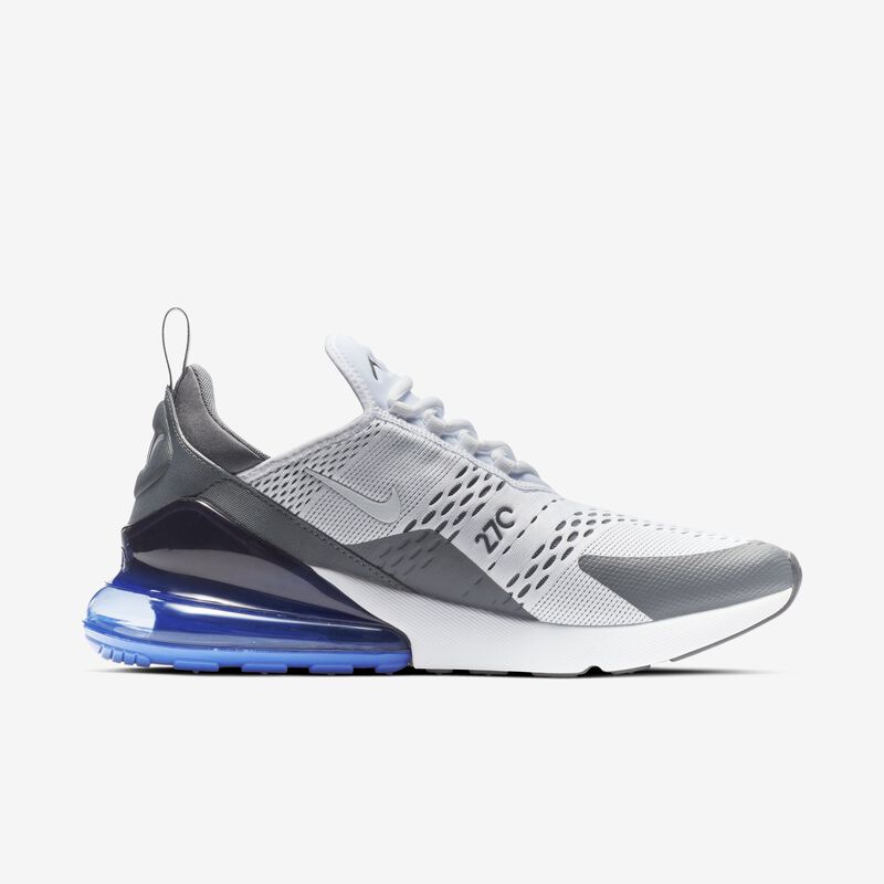 Nike Air Max 270, Blanco/Blanco-Violeta persa-Gris oscuro, hi-res