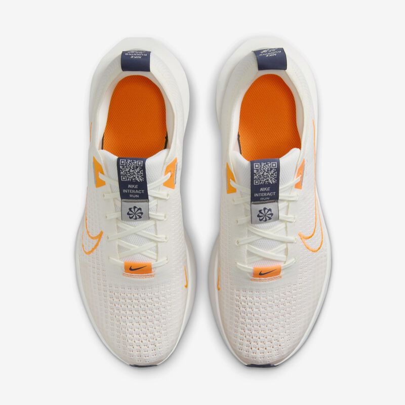 Nike Interact Run, Vela/Tinte Platino/Blanco Cumbre/Naranja Total, hi-res