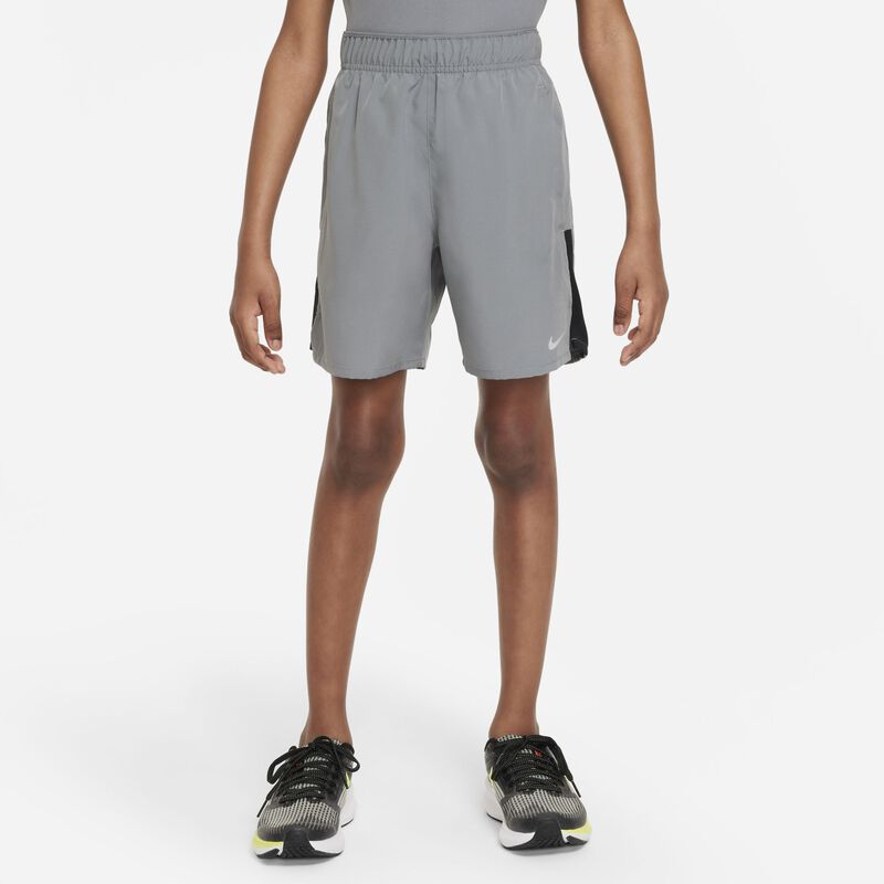 Nike Dri-FIT Challenger, Gris humo/Negro, hi-res