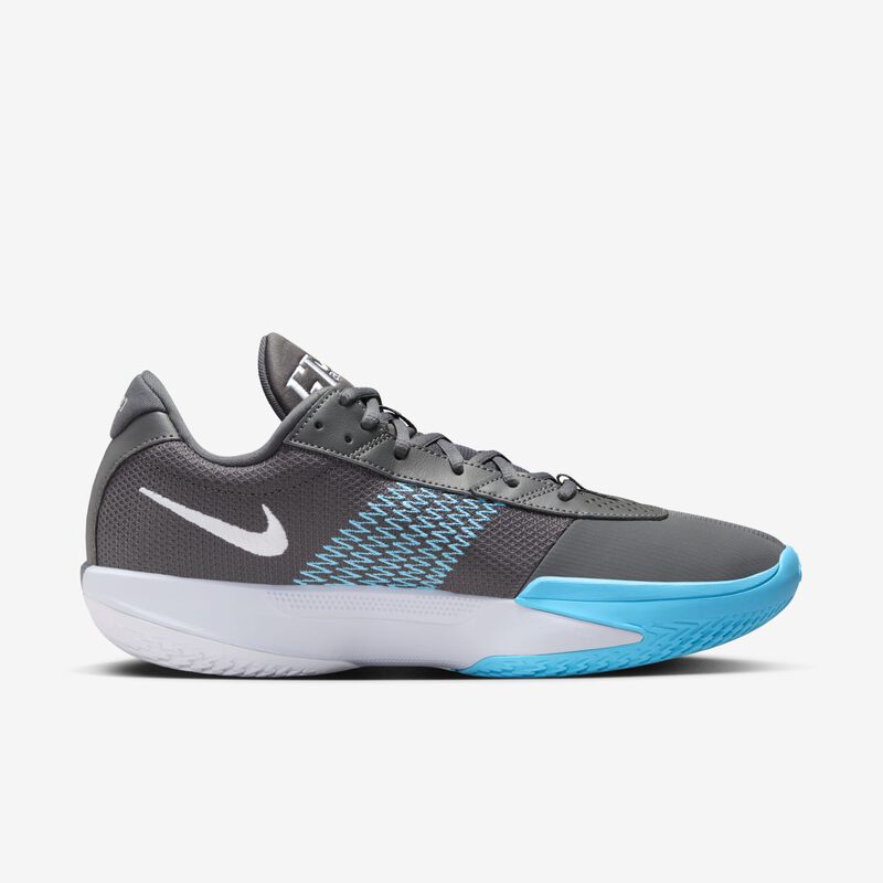 Nike GT Cut Academy, Gris Hierro/Azul Báltico/Gris Fútbol, hi-res