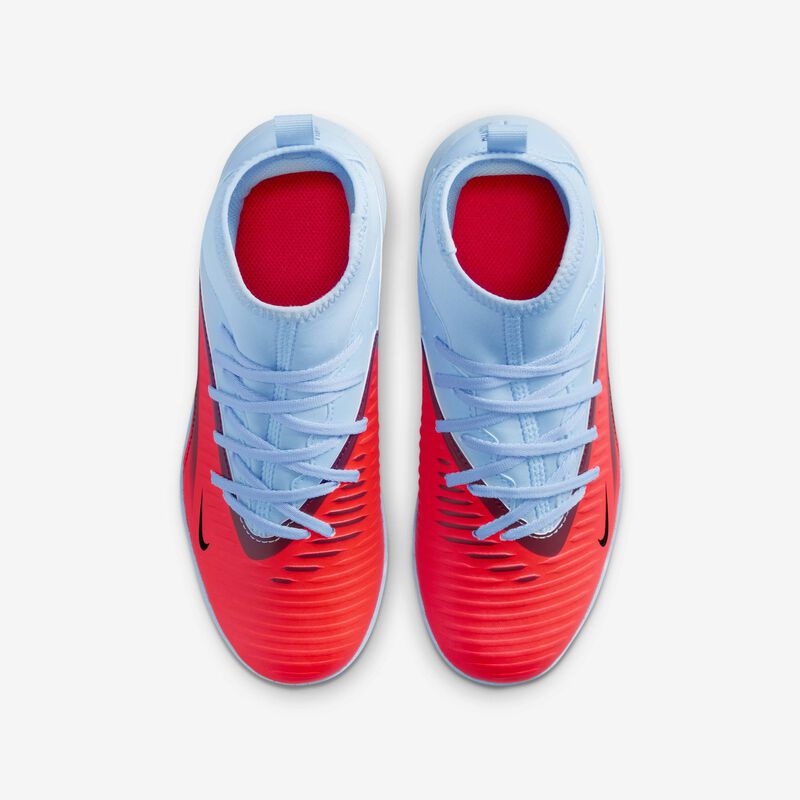 Nike Jr Phantom 6 High Club, Tinte Real/Carmesí Brillante, hi-res