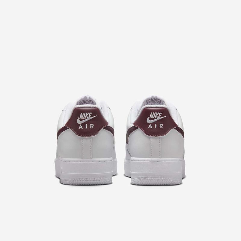 Nike Air Force 1 '07, Blanco/Blanco/Burdeos Enérgico, hi-res