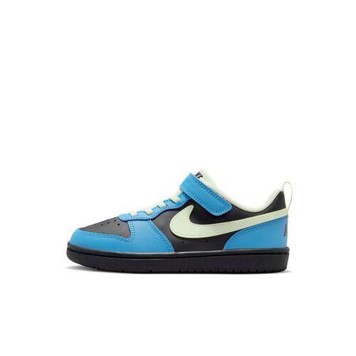 Nike Court Borough Low Recraft, Negro/Azul Holand&eacute;s/Fantasma/Tinte Volt, hi-res